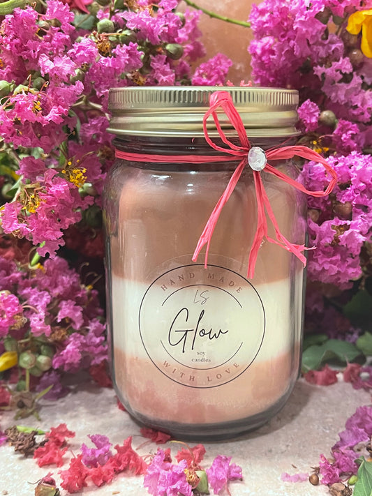 Amaretto LS Glow soy candle